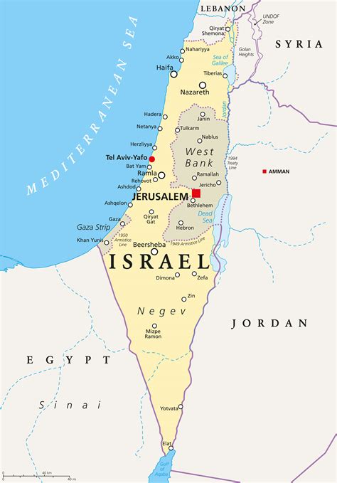 Israel Maps .